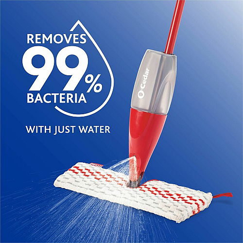 O-Cedar ProMist MAX Microfiber Spray Mop Pad MicroFiber - White - 1 Each (163113)