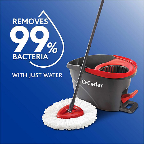 O-Cedar EasyWring Spin Mop Refill MicroFiber - White - 2 / Pack (172385)