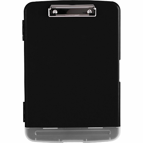 Business Source Storage Clipboard Storage for 160 Sheet - Plastic - Black - 1 Each (BSN49271)