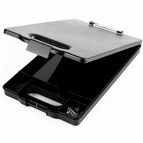 Business Source Storage Clipboard Storage for 200 Sheet - Black - 1 Each (BSN49270)