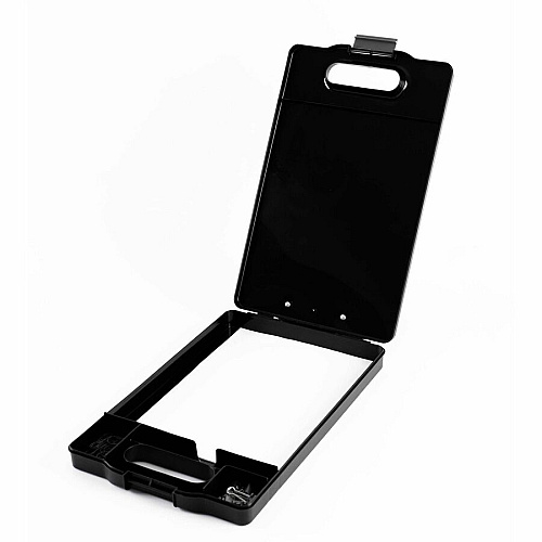 Business Source Storage Clipboard Storage for 200 Sheet - Black - 1 Each (BSN49270)