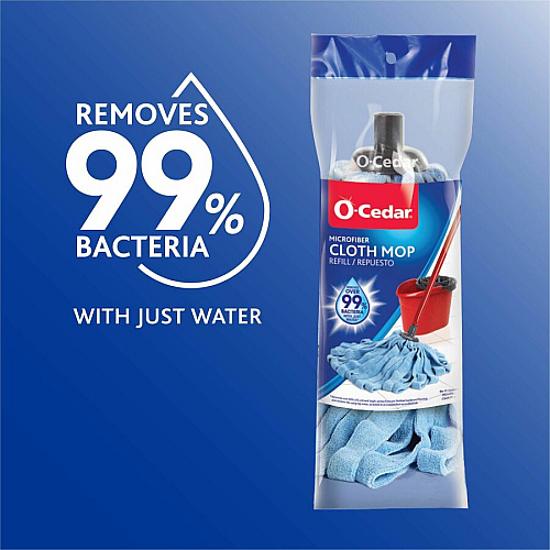 O-Cedar Microfiber Cloth Mop Refill MicroFiber - Blue - 1 Each (149334)