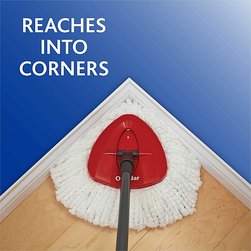 O-Cedar EasyWring Spin Mop & Bucket System Red, Gray - 1 Each (148473)