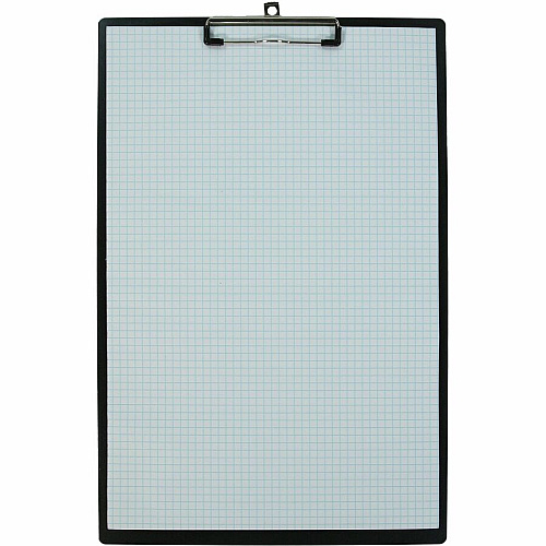 Saunders Aluminum Tabloid Clipboard Storage for Paper - 11" x 17" Sheet Size - Aluminum - Black - 1 Each (23540)