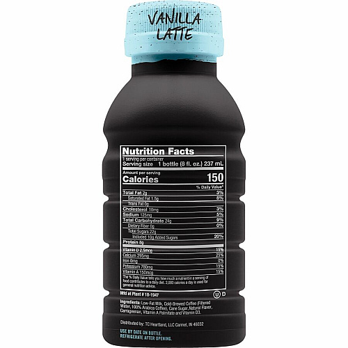 Java House Cold Brew Milk Vanilla Latte Bottles 8 fl oz - Vanilla Latte - 6 / Box (FA10E080)