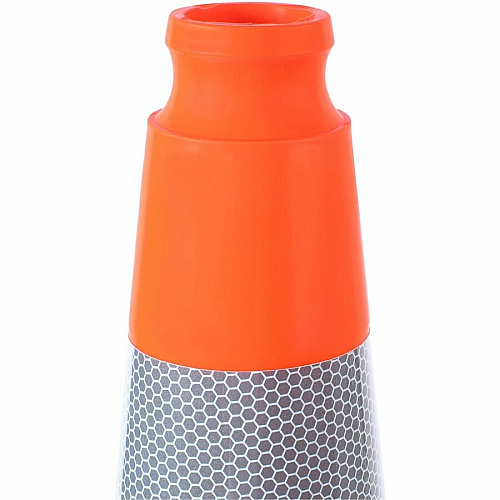 Tatco Slimline Traffic Cones 36" Height - Reflective, Flexible - Polyvinyl Chloride (PVC) - Orange - 1 Each (25960)