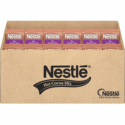 Nestea Nestle Rich Chocolate Hot Cocoa Mix 1.50 lb - Chocolate - 12 / Carton (12242)