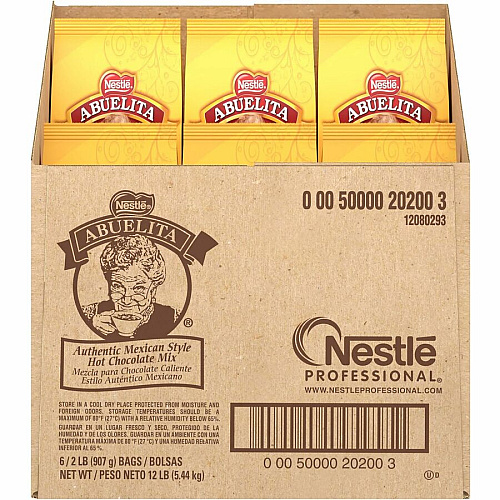 Nestea Nestle Abuelita Mexican Style Hot Chocolate Mix 2 lb - 6 / Carton (20200)