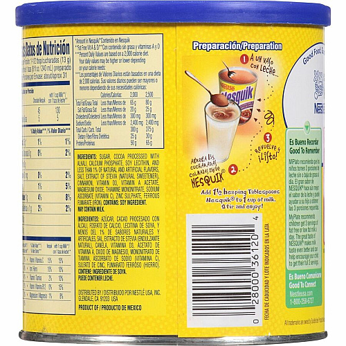 Nesquik Chocolate Powder Powder - ChocolateCanister - 1 Each (40002)
