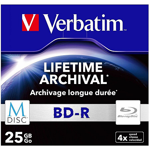 Verbatim External Slimline Blu-ray Writer BD-R, CD-R, DVD+R, DVD-R Support/24x CD Write/6x BD Write/8x DVD Write - USB 3.2 Gen 1, USB 2.0 - Slimline - BUS Powered (43890)