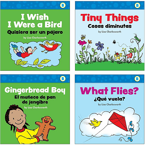 Scholastic First Little Readers Book Set Printed Book by Liza Charlesworth 8 Pages - Scholastic Teaching Resources Publication - July 1, 2020 - Book - Grade Preschool-2 - English, Spanish - 25/Box (1338662082)