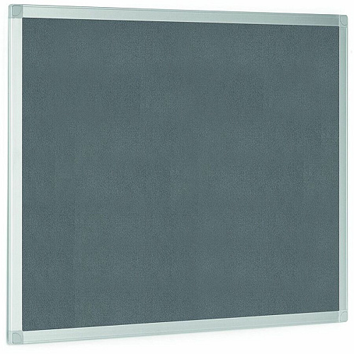 MasterVision Ayda Fabric Bulletin Board Gray Fabric, Felt Surface - Self-healing, Sleek Style - Aluminum Frame - 18" Height x 24" Width - 1 Each (FA02429214)