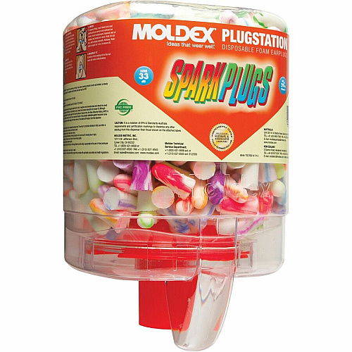 Medline SparkPlugs Disposable Foam Earplug Pairs Green - 250/Bottle - 6 / Carton (MOM6644CT)