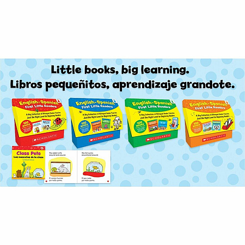 Scholastic First Little Readers Book Set Printed Book by Liza Charlesworth 8 Pages - Scholastic Teaching Resources Publication - June 1, 2020 - Book - Grade Preschool-2 - English, Spanish - 5 Copies of 20 Titles/Box (1338668064)