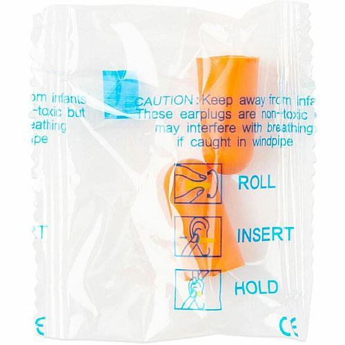 Medline Earplugs Recommended for: Ear - Noise Protection - Foam - Orange - 2/Pair - 50 / Bag (MDSEARPLUG)