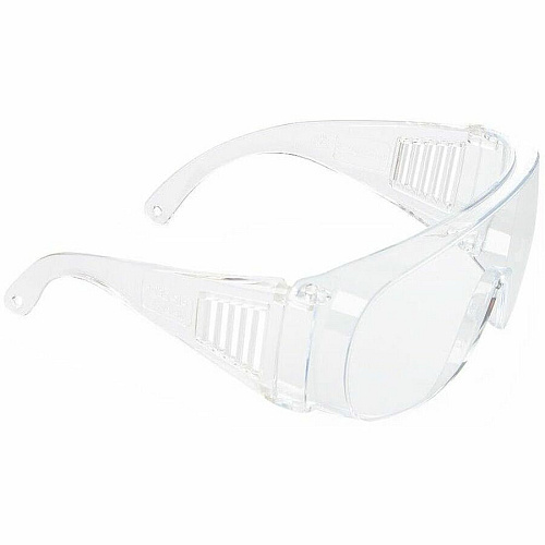 Medline Visitor Safety Glasses Regular - Clear - Latex-free, Comfortable, Disposable - 1 Each (NON24777V)