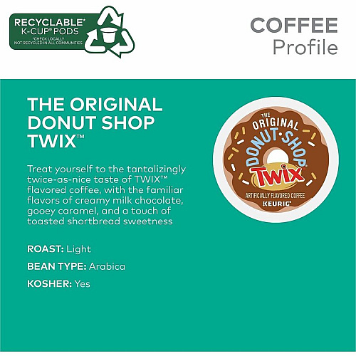 The Original Donut Shop&reg; K-Cup, Pod Twix Coffee K-Cups (9694)
