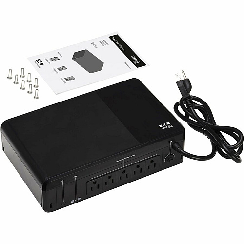 Eaton Tripp Lite Series 600VA 300W 120V Standby UPS - 4 NEMA 5-15R Outlets (Surge + Battery Backup), 5-15P Plug, Desktop Desktop/Surface/Wall Mountable - 8 Hour Recharge - 1.50 Minute Stand-by - 120 V AC Input - 120 V AC Output - Single Phase - P (BC600R)