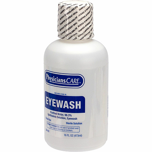 First Aid Only Sterile Ophthalmic Solution Eyewash 16 fl oz - Sterile - For Eye Burning, Irritated Eyes - 1 Each (24101)