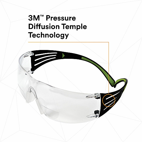 3M SecureFit Protective Eyewear Recommended for: Workplace, Assembly, Cleaning, Demolition, Drilling, Electrical, Facility Maintenance, Grinding, Machine Operation, Metal Machining, Masonry, ... - Fog, UVA, UVB, UVC, Ultraviolet Protection - Pol (SF425AF)