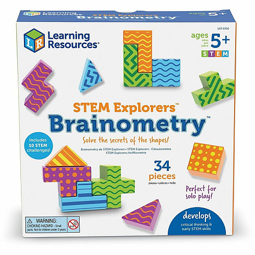 Learning Resources STEM Explorers Brainometry Theme/Subject: Learning, Fun - 5+ - 34 Pieces - Multi (LER9306)
