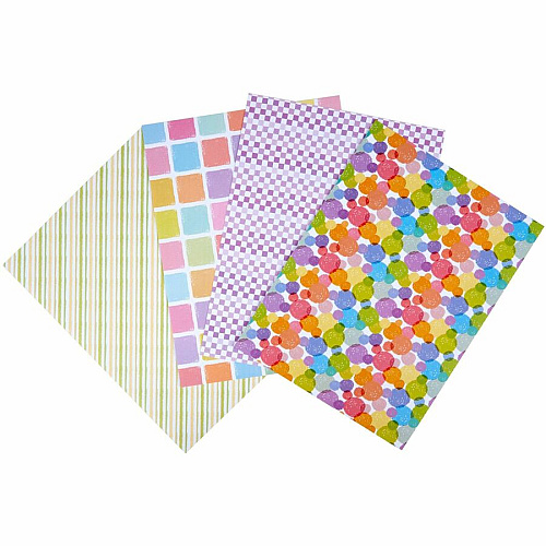 Crayola Pastel Cardstock Greeting Card, Gift, Cardmaking, Decoration - 25 Piece(s) - Patterns - Pastel - 25 / Pack (990053)