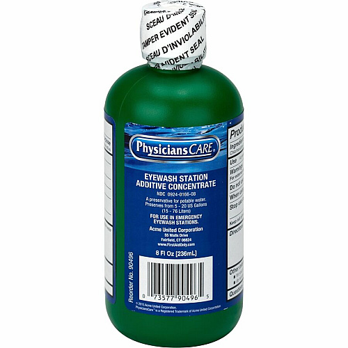 First Aid Only Eyewash Additive Concentrate 8 fl oz - 12 / Carton (90496CT)