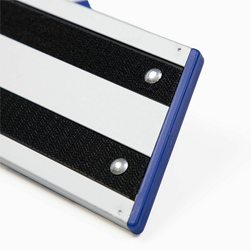 Monarch Smart Rags 18" Lockable Mop Frame Lightweight, Hook & Loop Strip - Black, Silver - Aluminum - 1 Each (M700018)