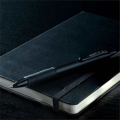 G2 Edge Gel Pen 0.7 mm Fine Pen Point - Refillable - Black Ink - Gel-based - Tungsten Carbide Tip - 36 / Pack (15955)