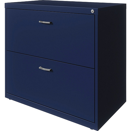 NuSparc 2-Drawer Lateral File 30" Width x 17.6" Depth x 27.7" Height - 2 x Drawer(s) for File - Letter - Lateral - Interlocking, Anti-tip, Ball Bearing Slide, Ball-bearing Suspension, Removable Lock, Leveling Glide, Adjustable Glide, Durable,  (LF218AANY)