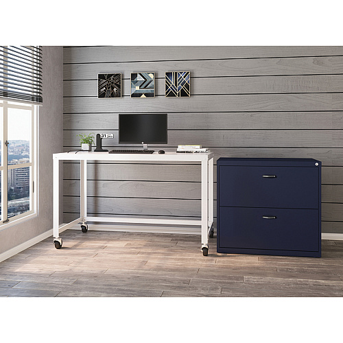 NuSparc 2-Drawer Lateral File 30" Width x 17.6" Depth x 27.7" Height - 2 x Drawer(s) for File - Letter - Lateral - Interlocking, Anti-tip, Ball Bearing Slide, Ball-bearing Suspension, Removable Lock, Leveling Glide, Adjustable Glide, Durable,  (LF218AANY)