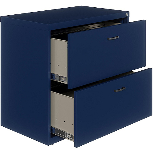 NuSparc 2-Drawer Lateral File 30" Width x 17.6" Depth x 27.7" Height - 2 x Drawer(s) for File - Letter - Lateral - Interlocking, Anti-tip, Ball Bearing Slide, Ball-bearing Suspension, Removable Lock, Leveling Glide, Adjustable Glide, Durable,  (LF218AANY)