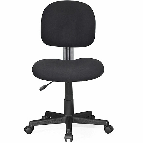 NuSparc Multi-Task Chair Fabric Back Material - 5-star Base - Black - 1 Each (CH300FNBK)