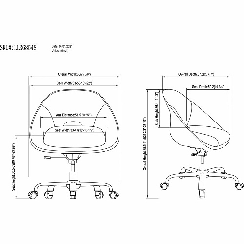 NuSparc Resimercial Lounge/Task Chair Neutral Gray Seat Color - Fabric Seat Material - Low Back - 5-star Base - Gray - 1 Each (CH305FNGY)