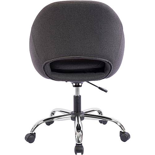 NuSparc Resimercial Lounge/Task Chair Neutral Gray Seat Color - Fabric Seat Material - Low Back - 5-star Base - Gray - 1 Each (CH305FNGY)