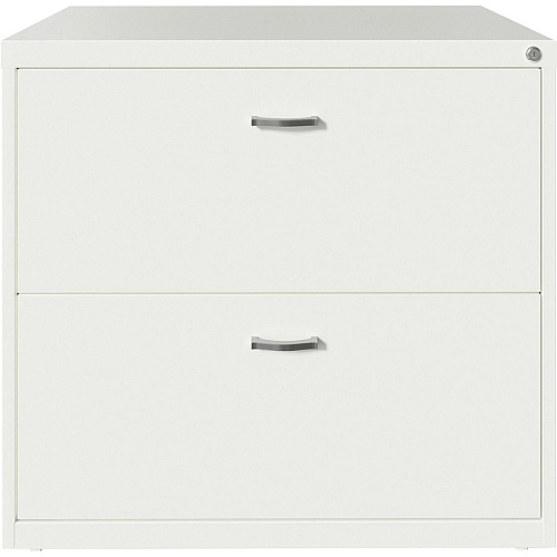 NuSparc 2-Drawer Lateral File 30" Width x 17.6" Depth x 27.7" Height - 2 x Drawer(s) for File - Letter - Lateral - Interlocking, Anti-tip, Ball Bearing Slide, Ball-bearing Suspension, Removable Lock, Leveling Glide, Adjustable Glide, Durable,  (LF218AAWE)