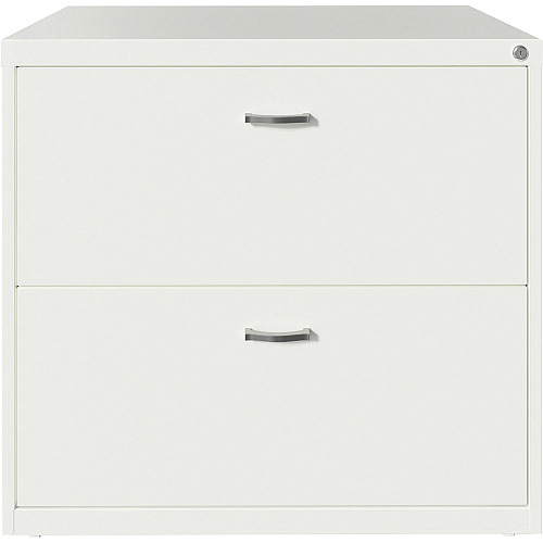 NuSparc 2-Drawer Lateral File 30" Width x 17.6" Depth x 27.7" Height - 2 x Drawer(s) for File - Letter - Lateral - Interlocking, Anti-tip, Ball Bearing Slide, Ball-bearing Suspension, Removable Lock, Leveling Glide, Adjustable Glide, Durable,  (LF218AAWE)