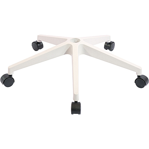 NuSparc Mid-Back Task Chair Fabric Back Material - Mid Back - 5-star Base - Gray - Armrest - 1 Each (CH201MAGY)