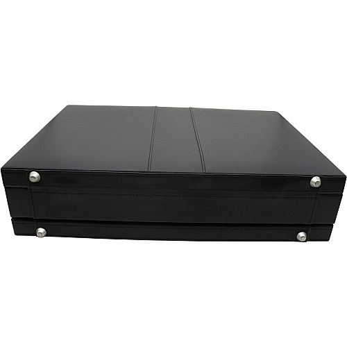 NuSparc Carrying Case (Attach&eacute;) Document, Paper, Business Card, Pen - Black Vinyl Body - 12.5" Height x 17.5" Width x 4" Depth - 1 Each (BC100ZZBK)