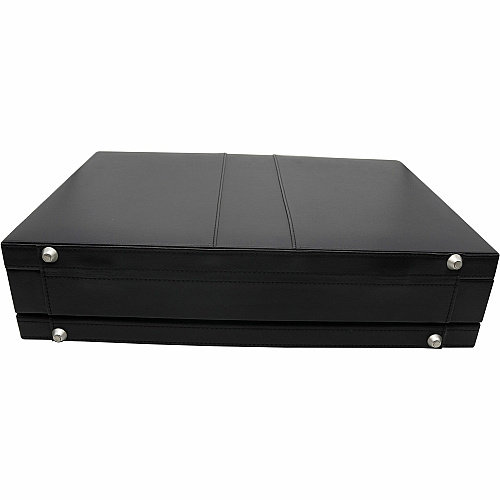 NuSparc Carrying Case (Attach&eacute;) Document, Paper, Business Card, Pen - Black Vinyl Body - 12.5" Height x 17.5" Width x 4" Depth - 1 Each (BC100ZZBK)