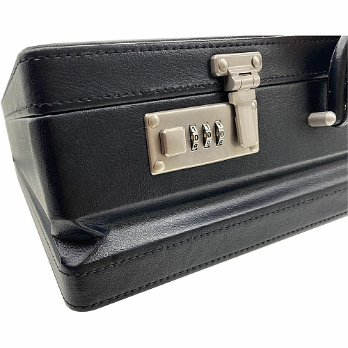 NuSparc Carrying Case (Attach&eacute;) Document, Paper, Business Card, Pen - Black Vinyl Body - 12.5" Height x 17.5" Width x 4" Depth - 1 Each (BC100ZZBK)