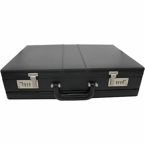 NuSparc Carrying Case (Attach&eacute;) Document, Paper, Business Card, Pen - Black Vinyl Body - 12.5" Height x 17.5" Width x 4" Depth - 1 Each (BC100ZZBK)