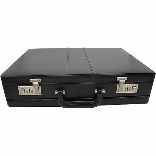 NuSparc Carrying Case (Attach&eacute;) Document, Paper, Business Card, Pen - Black Vinyl Body - 12.5" Height x 17.5" Width x 4" Depth - 1 Each (BC100ZZBK)