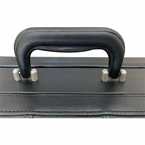 NuSparc Carrying Case (Attach&eacute;) Document, Paper, Business Card, Pen - Black Vinyl Body - 12.5" Height x 17.5" Width x 4" Depth - 1 Each (BC100ZZBK)