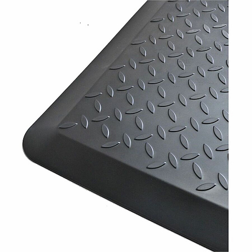 Lorell Workstation Mat Workstation - 36" Length x 24" Width - Polyurethane Foam - Black - 1 Each (LLR99527)