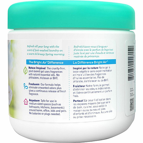 Bright Air Super Odor Eliminator Air Freshener 14 fl oz (0.4 quart) - Linen & Spring Breeze - 90 Day - Cruelty-free, Phthalate-free, Triclosan-free, BHT Free - 1 Each (901046)