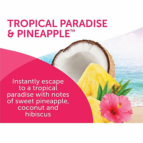 Bright Air Super Odor Eliminator Air Freshener 14 fl oz (0.4 quart) - Tropical Paradise & Pineapple - 90 Day - Cruelty-free, Phthalate-free, Triclosan-free, BHT Free - 1 Each (901076)