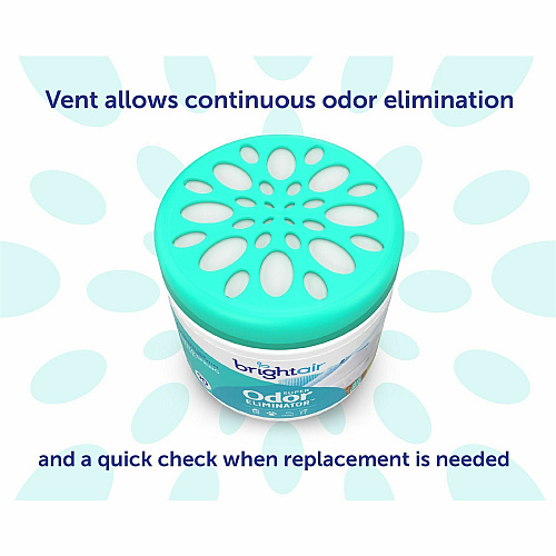 Bright Air Super Odor Eliminator Air Freshener 14 fl oz (0.4 quart) - Linen & Spring Breeze - 90 Day - Cruelty-free, Phthalate-free, Triclosan-free, BHT Free - 6 / Carton (901046CT)