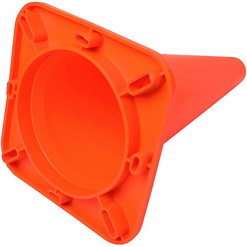 Tatco 18" Traffic Cone Sturdy - Polyvinyl Chloride (PVC) - Orange - 1 Each (25300)