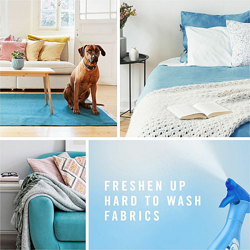 Febreze Fabric Refresher For Household, Fabric, Home, Clothing, Upholstery, Carpet, Window - Spray - 23.6 fl oz (0.7 quart) - Scent-free, Unscented, Dye-free, Phthalate-free, Formaldehyde-free, Non-flammable - White - 1 Bottle (08908)